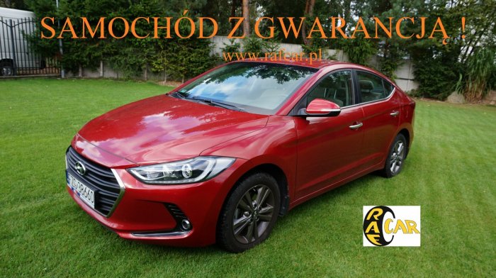 Hyundai Elantra Polski salon 1 właściciel. Gwarancja VI (2016-2020)