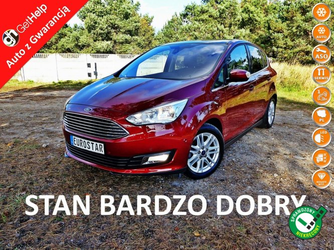 Ford C-Max 1.5 TDCI*TITANIUM*Climatronic*Alu*Panorama*Elektyka*Led*Radio Kolor!!! II (2010-)