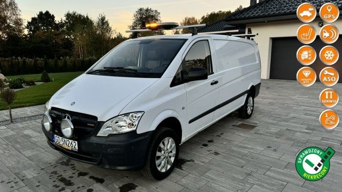 Mercedes Vito Extra long najdłuższy 2.2 cdi automat  Navi skóry posh.fotele perfect