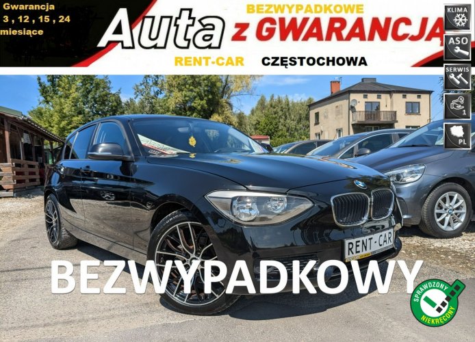 BMW 116  2.0D*116PS*OPŁACONY Bezwypadkowy Klima Skóry Serwis GWARANCJA24M F20 (2011-)