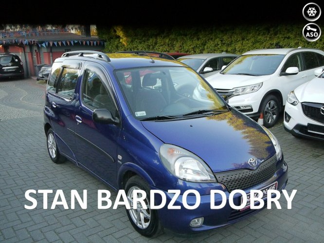 Toyota Yaris Verso 1.3b Stan b.dobry klimatyzacja bez rdzy i korozji 100%bezwypadkowy 1wł