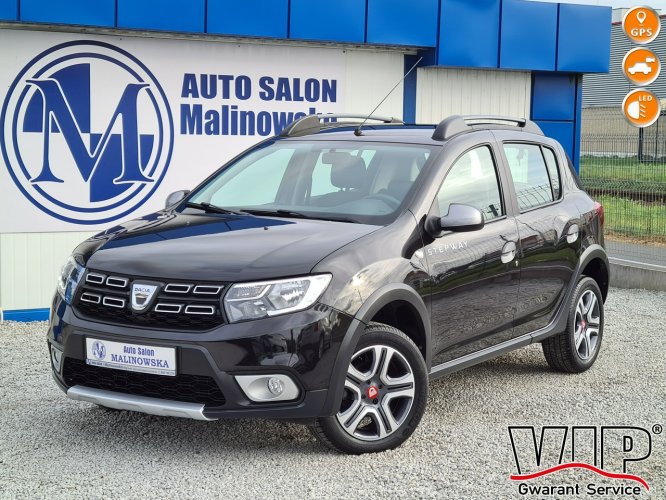 Dacia Sandero Stepway Automat 43 Tys.Km Serwis Navi Kamera PDC Klima Półskóry Led Idealna II (2012-2020)