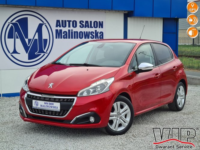 Peugeot 208 SIGNATURE Navi Led Klimatyzacja PDC Sensory Tempomat Halogeny Komputer I (2012-2019)