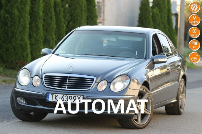 Mercedes E 280 2006r. 3.0 Diesel 190KM skóry XENON AMG-PAKIET Piękny Avangarde W211 (2002-2009)