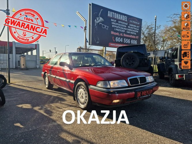 Rover 827 2.7 Benzyna V6 169 KM, Skóra, Automat, Klima, Alufelgi, Full! UNIKAT !