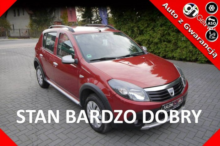 Dacia Sandero Stepway 1.6mpi Stan b.dobry 100%bezwypadkowy z Niemiec Gwarancja 12-mcy 1właść I (2008-2012)