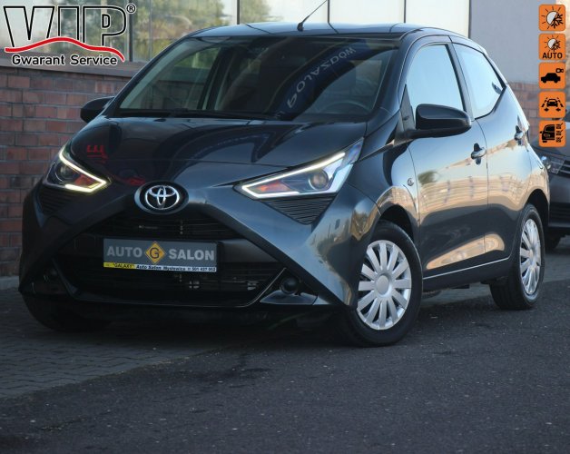 Toyota Aygo 11.2019*Radar*AsysToru*Klimatr*Kamera*PółSkóra*Esp*Led*BT*Gwar VGS!!! II (2014-)