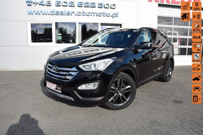 Hyundai Santa Fe 2.0 DRDi 4x4 Xenon LED Panorama Skóra Navi Kamera Euro-6b 176 tys.km III (2012-)