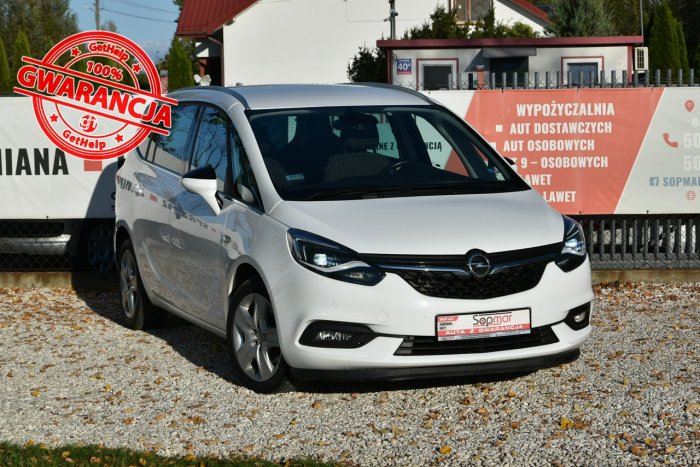 Opel Zafira 1.6CDTi 136KM 2017r. lift fullLED NAVi Kamera TEMPOMAT 2xPDC C (2011-)