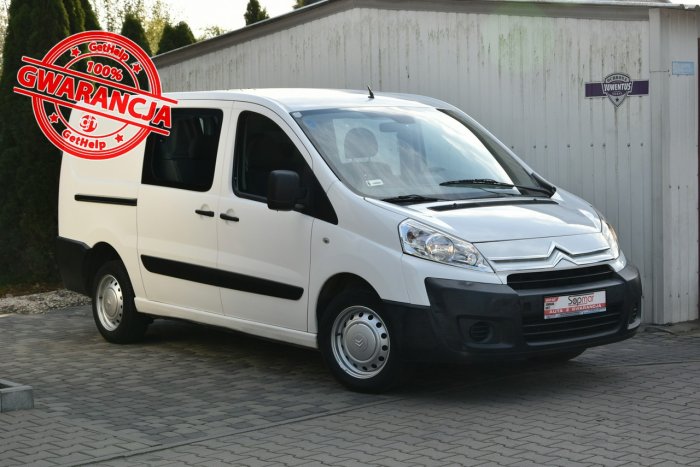 Citroen Jumpy Combi LONG 2.0HDi 120KM 2010r. Klima brygadówka 6 osób L2H1 II (2007-)