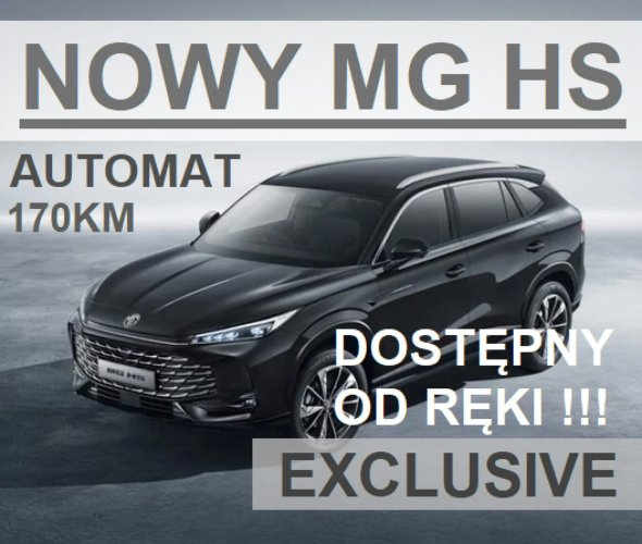 MG HS Nowy MG HS Exclusive 170KM Automat Kamera 360 Dostępny od ręki !1553zł