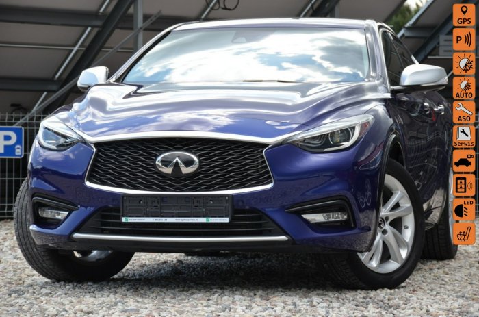 Infiniti Q30 Zarejestrowane 1.6i 122KM Serwis Led Kamera 360 Navi Skóra+Alcantara