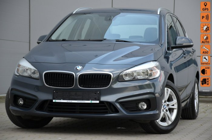 BMW 218 Opłacona 2.0D 150KM Serwis Skóra Navi Kubełki Start/Stop F46