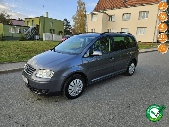 Volkswagen Touran Opłacony Zdrowy Zadbany  Serwisowany Niezawodny TDI 7 Osobowy I (2003-2010)