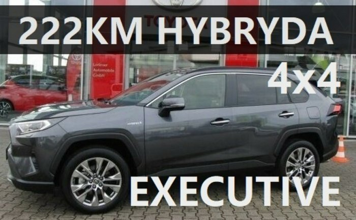 Toyota RAV-4 Executive 4X4 222KM Hybryda Systemy bezp, Dostępny od ręki ! 2410zł V (2018)