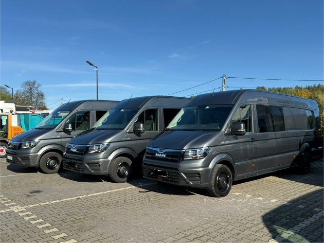 Volkswagen Crafter 3.180 Automat 7-OSÓB Brygadówka DOKA EXTRA LONG L5H3 Nowy 2024 Man