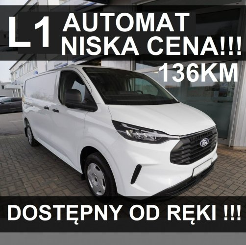 Ford Transit Custom L1 Nowy Ford Custom Automat 136KM Dostępny od ręki Niska Cena 1855zł