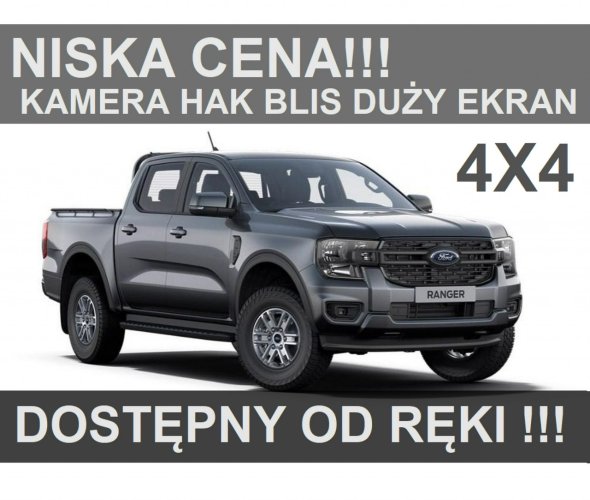 Ford Ranger Nowy Ranger Limited 205KM 4x4 Rolera Kamera 360 Niska Cena 2563 zł VI (2022-)