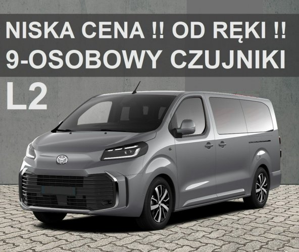 Toyota Proace Verso 2,0 144KM 9-os. Dostępny od ręki Super Niska Cena Czujniki 1839 zł