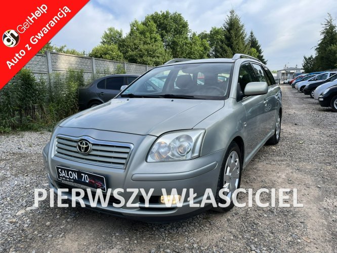 Toyota Avensis 1.8 1WŁ Klima El szyby ABS Isofix Bez Rdzy Stan BDB Bezwypadk Oplacony II (2003-2009)