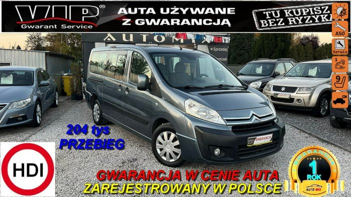 Citroen Jumpy Combi PRZEBIEG!!  2,0 HDI 136 KM* Atlante ,9-os *GWARANCJA* Możliwa Zamiana II (2007-)