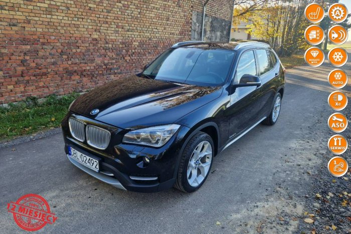 BMW X1 2.0d 184KM X Line sDrive PDC Bezwypadkowy  Gwarancja I (E84) (2009-2015)