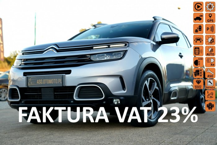 Citroen C5 Aircross SHINE grip control FUL LED kamery skora ACC nawi el.klapa automat f1