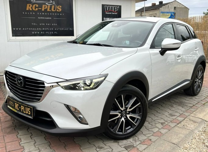 Mazda CX-3 AWD 105ps*Bezwypadkowy-ORYGINAŁ*Full-LED*Skóra*Kamera*Serwis*IDEALNY!