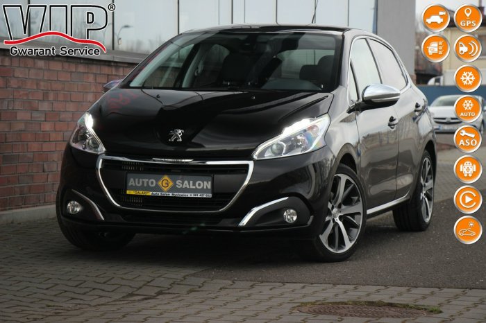 Peugeot 208 12.2017*Panorama*Navi*PółSkóra*Led*AsysPark*Esp*Alu17*Klimatr*GwarVGS I (2012-2019)