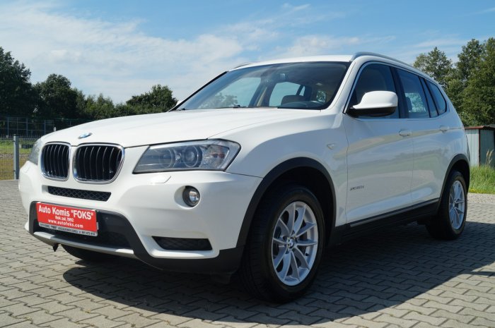 BMW X3 Salon PL X-Drive 2,0 184 km automat navi skóra ksenon 6 lat jeden wł. F25 (2010-)