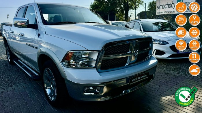 Dodge RAM 5.7 HEMI laramie doinwestowany brak wkładu bogata wersja gwarancja IV (2009-)