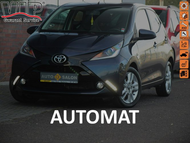 Toyota Aygo Automat*Skóra*Klima*GrzFot*Kamera*Esp*Abs*Led*Alu*Komp*BT*Gwar VGS !!! II (2014-)