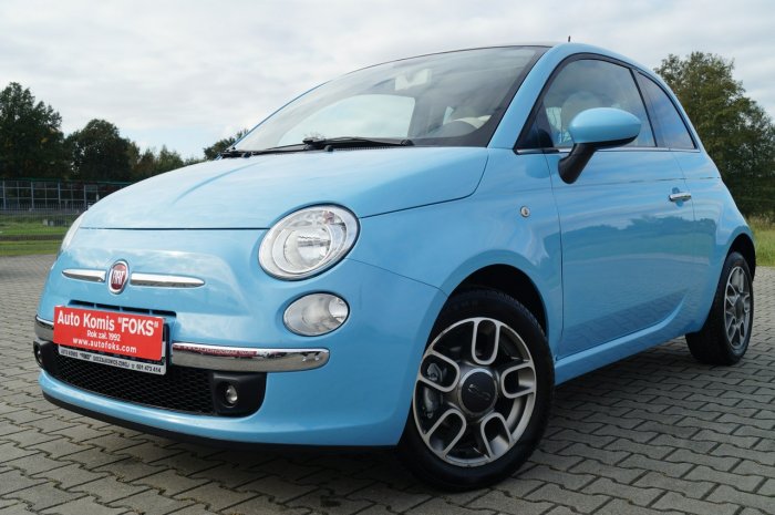 Fiat 500 Dualogic Lounge 1,2 69 km panorama klima  automat z Niemiec  idealny I (2007-)