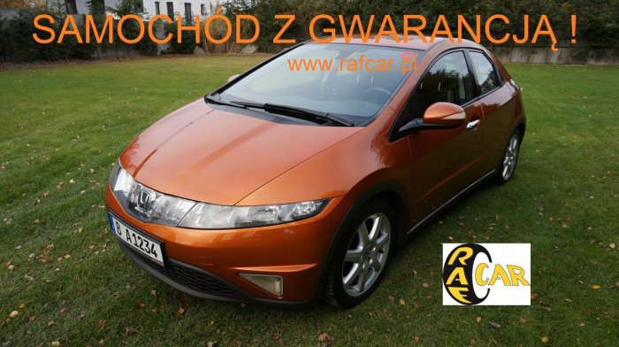 Honda Civic z Niemiec opłacona Gaz. Gwarancja VIII (2006-2011)