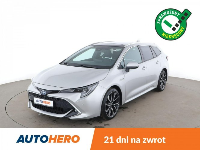 Toyota Corolla 2.0 hybrid FV23% skóra panorama navi kamera grzane fotele LED ACC E21 (2019-)