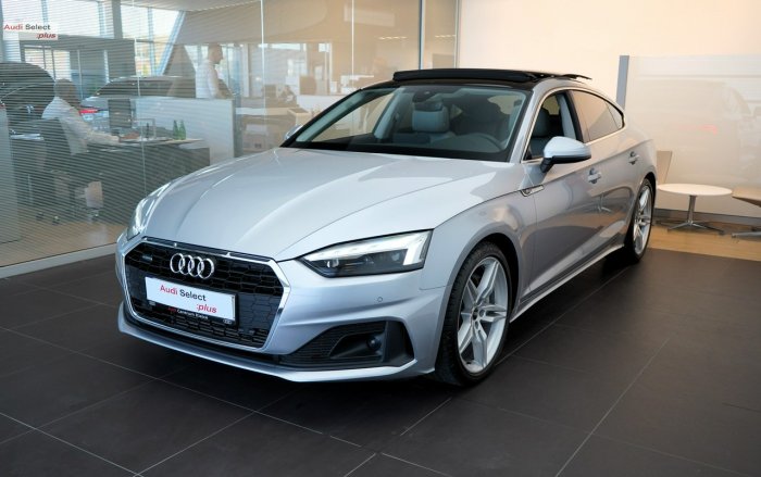 Audi A5 45 TFSI 265KM Quattro Stronic B&O LedMatrix Alcantara Tempmat Kamera F5 (2016-)