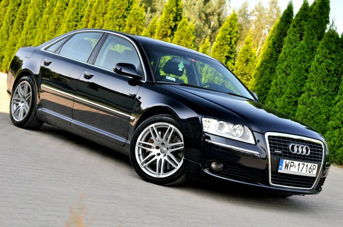 Audi A8 _4.2TDI 326KM_LONG_Skóra_Navi_Xenon_Serwis_ D3 (2002-2010)