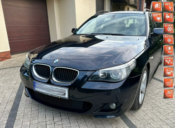 BMW 530 BMW e61 530i 258KM Kombi Manual Pełen M-Pakiet Wyposażona Top Opłacona E60 (2003-2010)