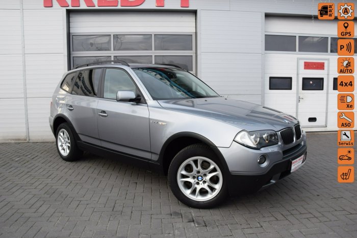 BMW X3 2.0D 4x4 Automat 100% bezwypadkowy Xenon Navi Panorama 222 tys.km. E83 (2003-2010)