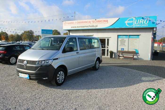 Volkswagen Transporter 9 miejscowy F-VAT Salon Polska LONG Gwarancja T6