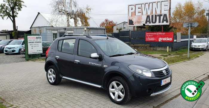 Dacia Sandero Stepway Oryginalny lakier!! Serwisowany w ASO DACIA/Niski przebieg I (2008-2012)