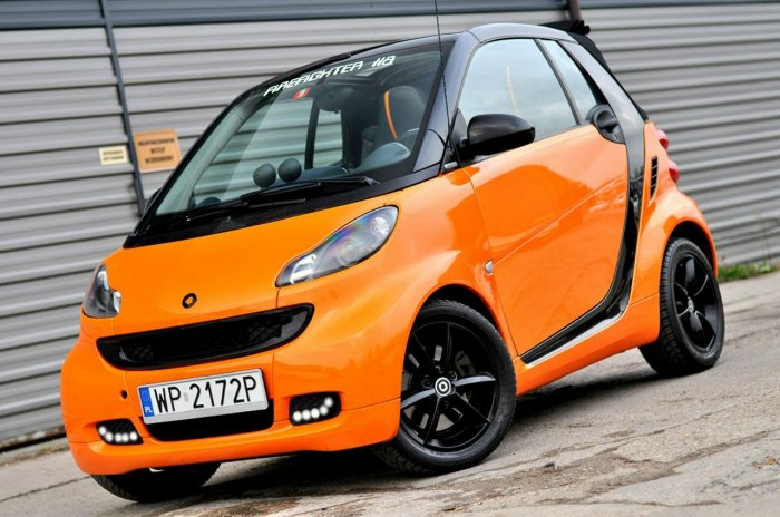 Smart Fortwo _1.0 84KM_Cabrio_Klima_Led_ II (2007-2013)