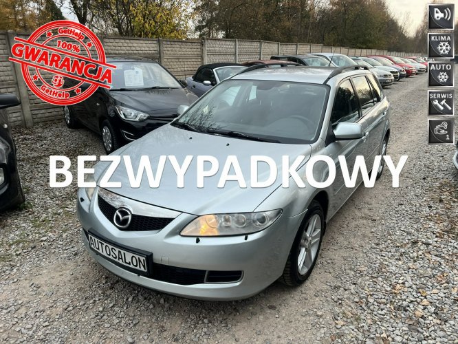 Mazda 6 1.8*120PS*Grzane*Fotele*ALU*Klimatronik*Bez*Rdzy*Zarejestrowan*09*2025 I (2002-2008)