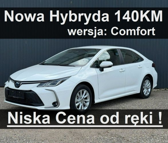 Toyota Corolla Nowa Hybryda 140KM 1,8 Comfort Kamera Dostępny od ręki  - 1226zł Seria E16 (2012-)