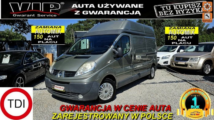 Renault Trafic Automat ! Zupełnie NOWE sprzęgło Wysoki ,GWARANCJA w cenie,moż Zamiana