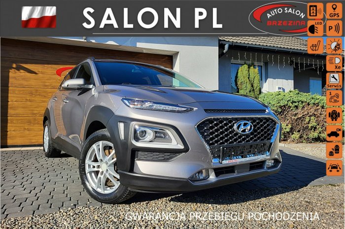 Hyundai Kona serwis ASO, hak, nawigacja, Full Led I (2017-2023)