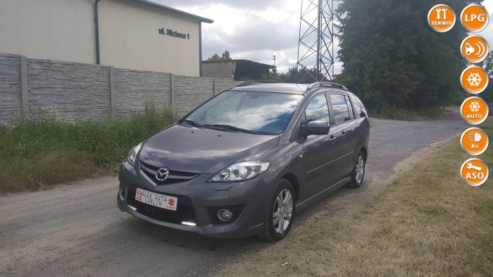 Mazda 5 LIFT 2.0B Z GAZEM ZAREJESTROWANE 7 osobowa I (2005-2010)