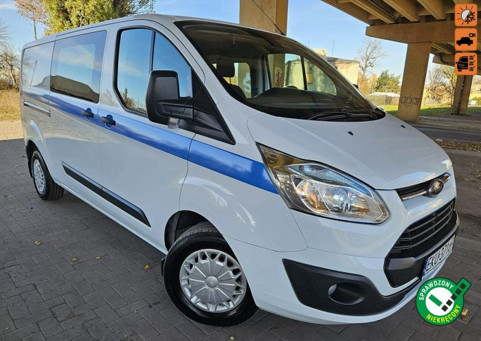 Ford Transit Custom L2 brygadówka 6 osób