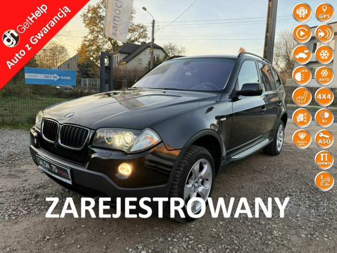 BMW X3 2.0 BiXenon Skóra Tablet 4X4 Klimatronic Alu Stan BDB Bez Rdzy Zarejes E83 (2003-2010)