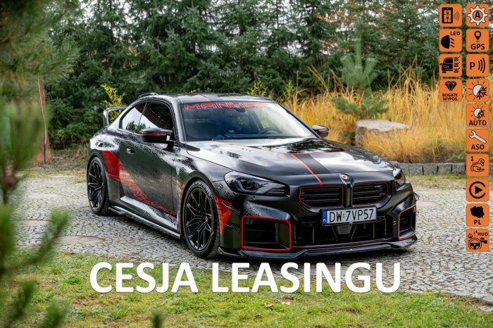 BMW M2 BMW M2 G87 MANHART + CESJA LEASINGU SALON PL BEZWYPADKOWY F87